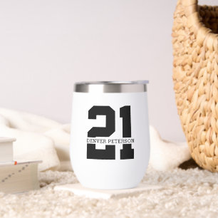 Personalized Name 21st Birthday Modern