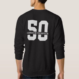 Personalized Name 50th Birthday Modern Sweatshirt