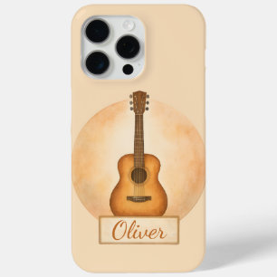 Personalized Name Acoustic Guitar For Music Lovers iPhone 15 Pro Max Case