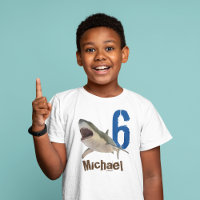 Personalized name Age Great White Shark