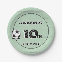 Personalized Name & Age Soccer Football