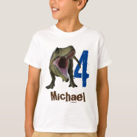 Personalized name Age  T-Rex Tyrannosaurus