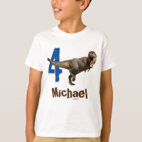 Personalized name Age T-Rex Tyrannosaurus