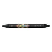 Personalized name Aligned Gold Chakra