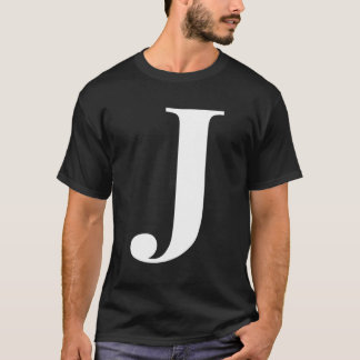 Personalized Name Alphabet Initial Letter J T-Shirt