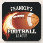 Personalized NAME American Football Flames Sports