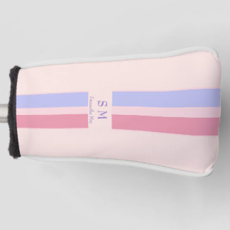 Personalized name and initial   golf head cover