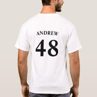 Personalized name and Jersey number T-Shirt