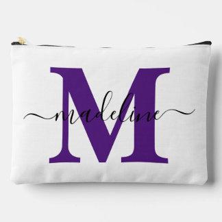 Personalized  name and letter accessory pouch
