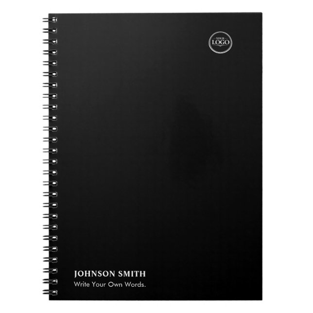 Personalized Name and Logo Notebook (Front)
