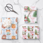 Personalized name and message Christmas custom  Wrapping Paper Sheet<br><div class="desc">Personalized name and message Christmas custom  gift wrap.</div>