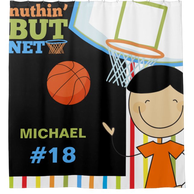 Personalized Name and Number Boys Basketball (Front)