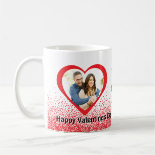 Personalized Name and Photo Valentine's Coffee Mug