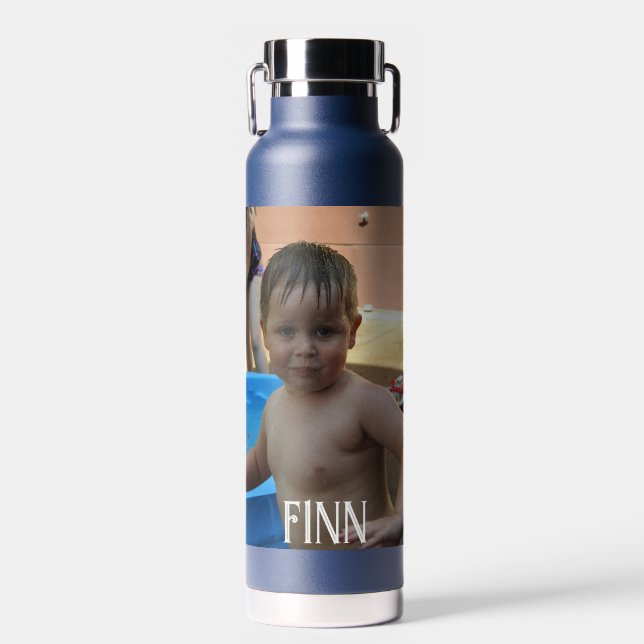 Personalized Name and Photo  Water Bottle (Front)