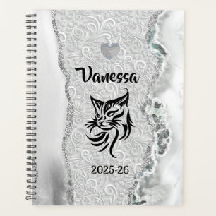 Personalized Name and School Year 12-Month Planner