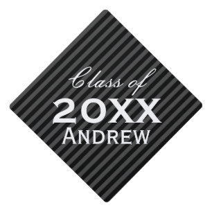 Personalized Name,Any Custom Colour & Class of Yea Graduation Cap Topper