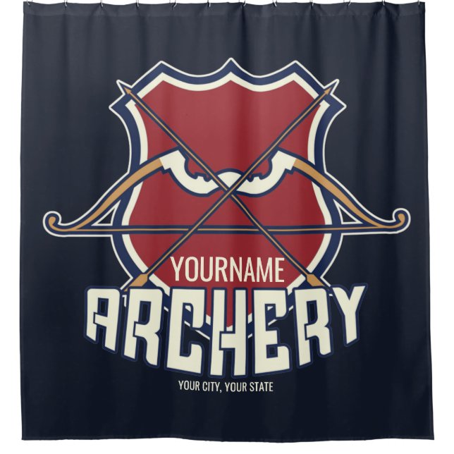 Personalized NAME Archery Sports Recurve Bow Arrow (Front)