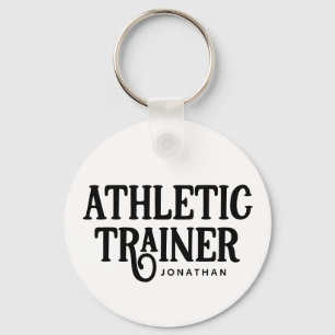 Personalized Name Athletic Trainer AT Keychain
