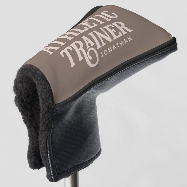 Personalized Name Athletic Trainer Golf Head Cover (3/4 Front)