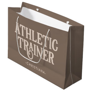 Personalized Name Athletic Trainer Large Gift Bag