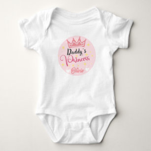 Personalized name Baby Bodysuit/Daddy's Princess Bodysuit