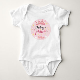 Personalized name Baby Bodysuit/Daddy's Princess Bodysuit
