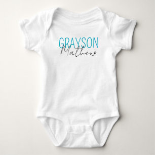 Personalized Name Baby Boy custom - Personalized Bodysuit