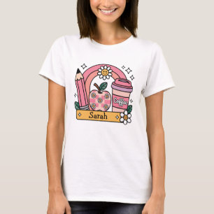 Personalized Name Back to School Gift for Teacher T-Shirt