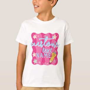 Personalized Name Back To School Grade T-Shirt