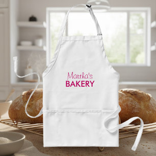 Personalized name baking apron for women