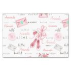 Personalized Name Ballerina Ballet Custom Pink