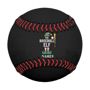 Personalized Name Baseball Elf Family Matching 