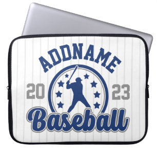 Personalized NAME Baseball Team Player Game Laptop Sleeve