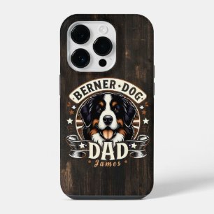 Personalized Name Berner Dog Dad - Bernese Daddy iPhone 14 Pro Case