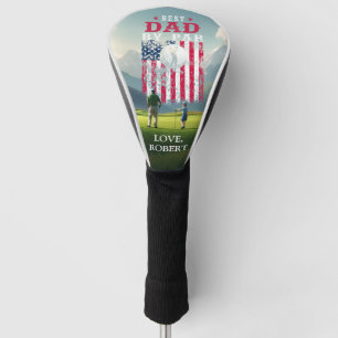 Personalized Name Best Dad By Par Golf Head Cover