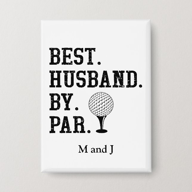 Personalized Name Best Husband By Par (Front)