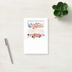 Personalized Name Bible Verse Notepad