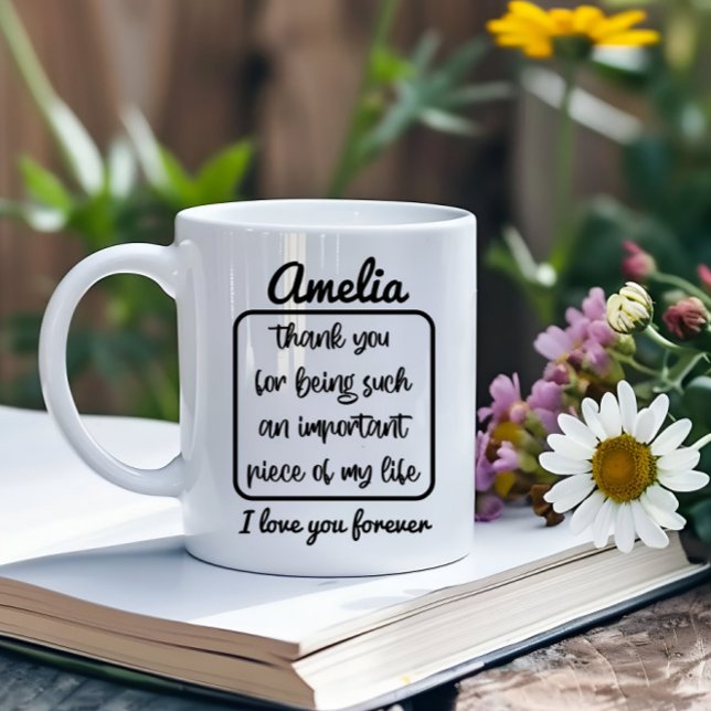 Personalized Name Birthday Gift Idea Funny Quote Coffee Mug (Creator Uploaded)