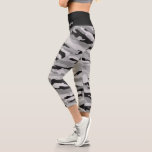 Personalized Name Black Camouflage Pattern Capri Leggings<br><div class="desc">This modern design features a black camouflage pattern with your personalized name and heart on the waistband #fashion #leggings #clothing #fashionable #fitness #fitnessclothing #fitnessapparel #apparel #fun #gifts #sports #style #stylish #trendy #trending #personalizedgifts #personalized #personalizedclothing</div>
