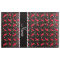 Personalized name black glitter chili pepper
