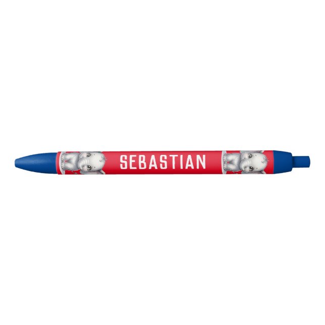 Personalized name black ink pen (Front)