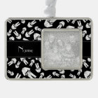 Personalized name black karate pattern