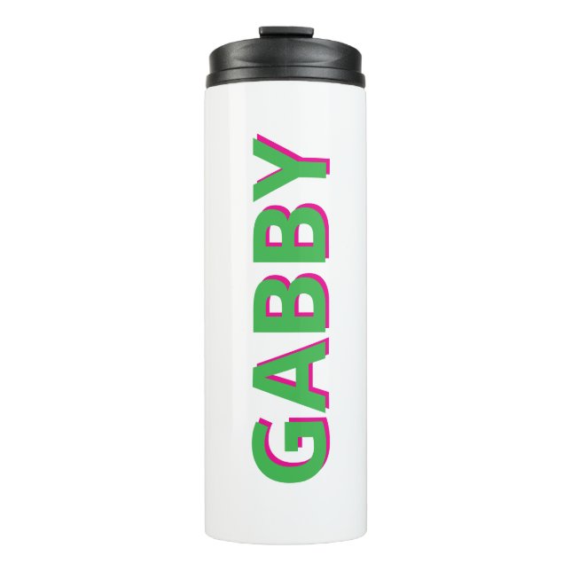 Personalized Name bottle - Custom Skinny birthday  (Front)