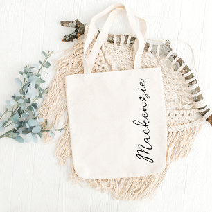Personalized Name Bridesmaid Favours Bachelorette Tote Bag