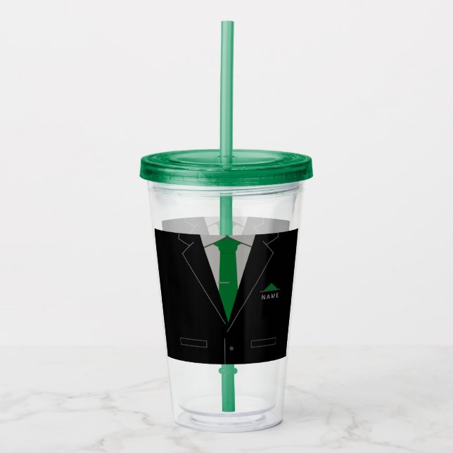 Personalized Name Business Acrylic Tumbler (Front)