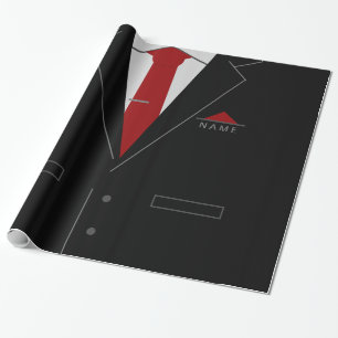 Personalized Name Business Gift Wrapping Paper