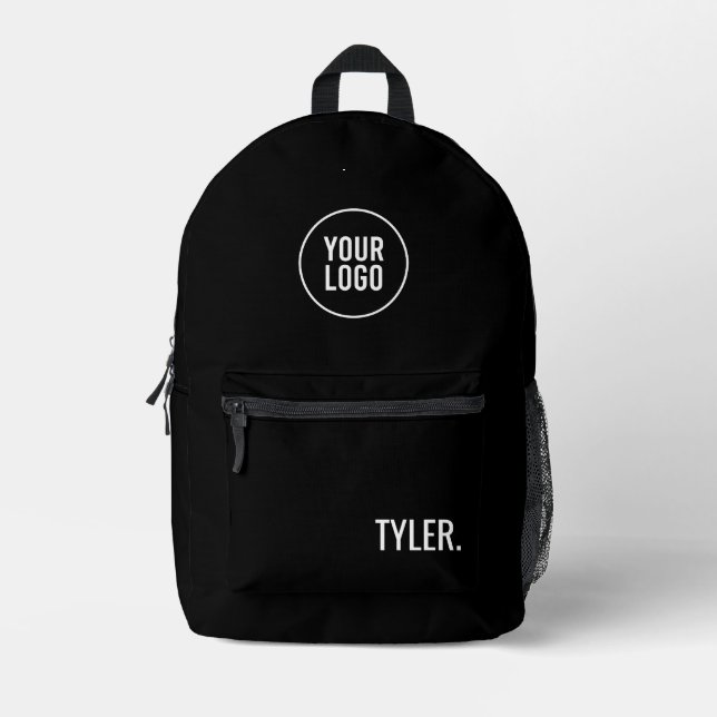 Personalized Name Business Logo Merch Printed Backpack (Front)