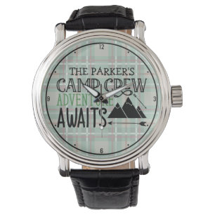 Personalized NAME Cabin Camping Adventure Watch