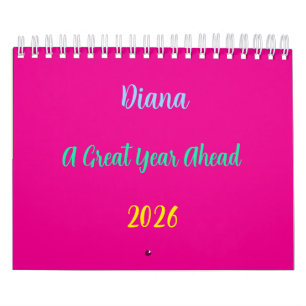Personalized name Calendar For All Seasons