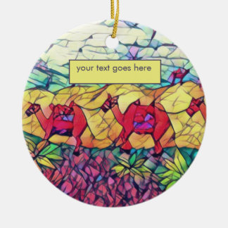 Personalized Name | Camels Gifts Three Wise Men Ceramic Ornament